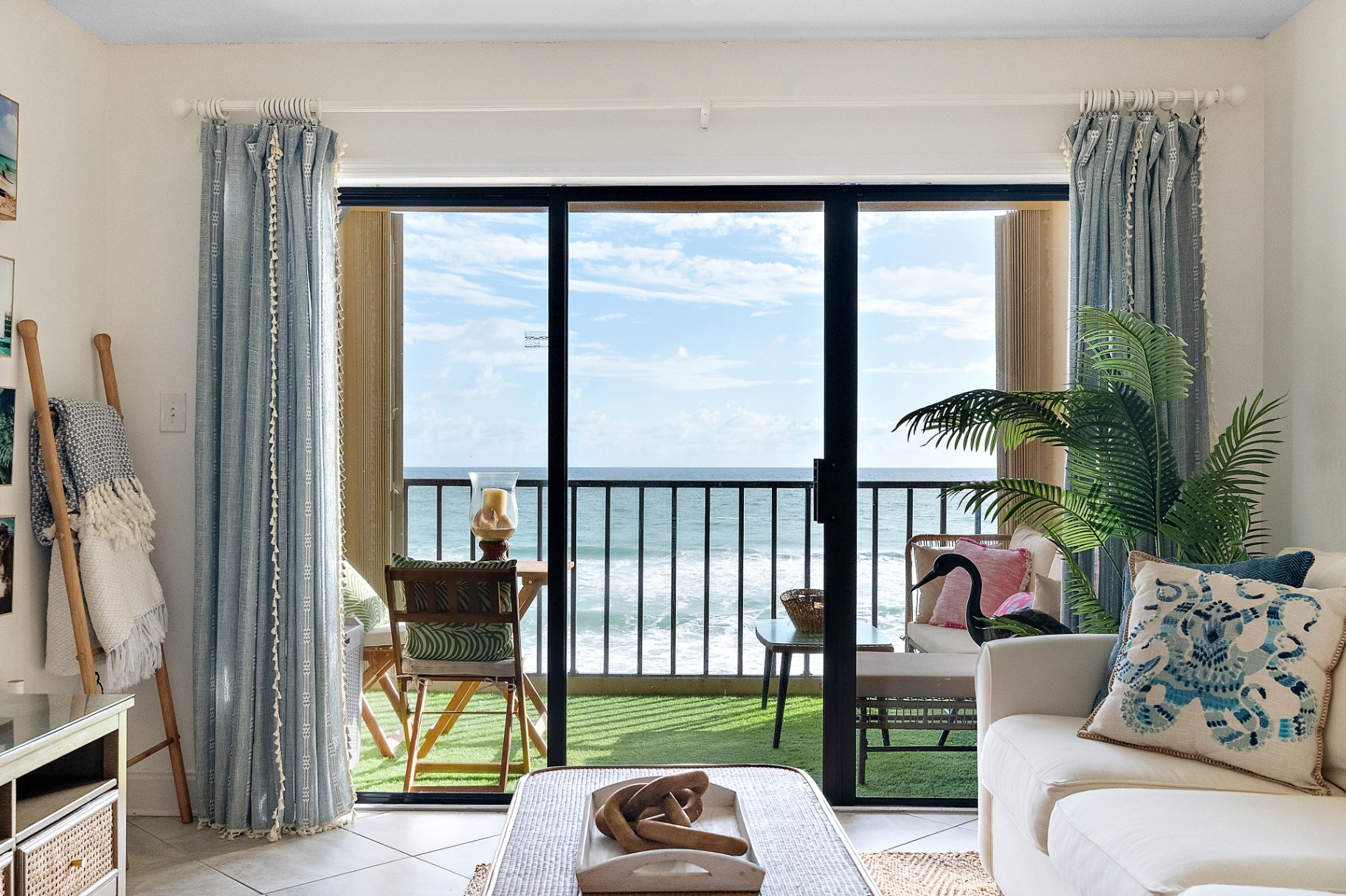 Panoramic Atlantic Ocean view from the private balcony
